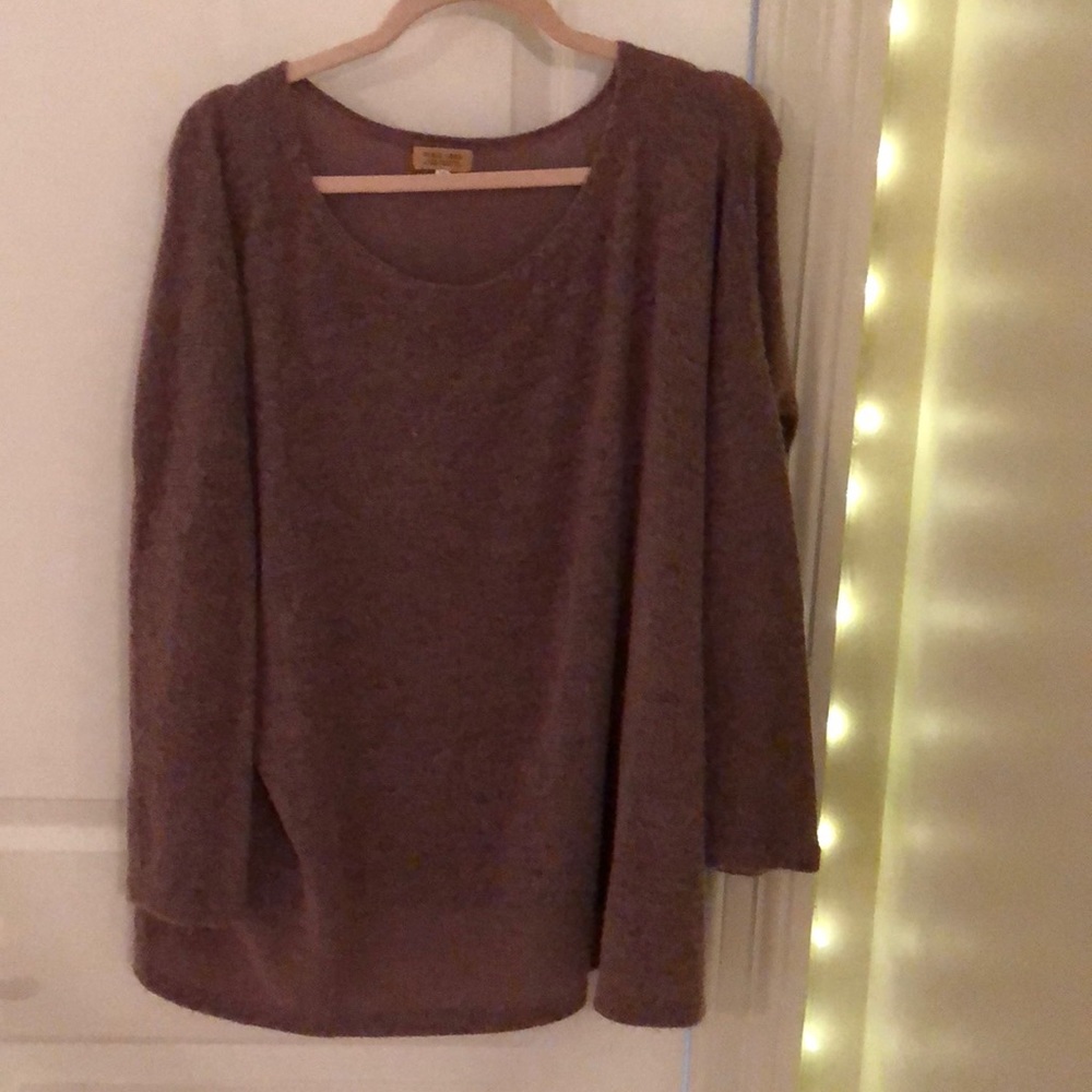 Purple Piko sweater